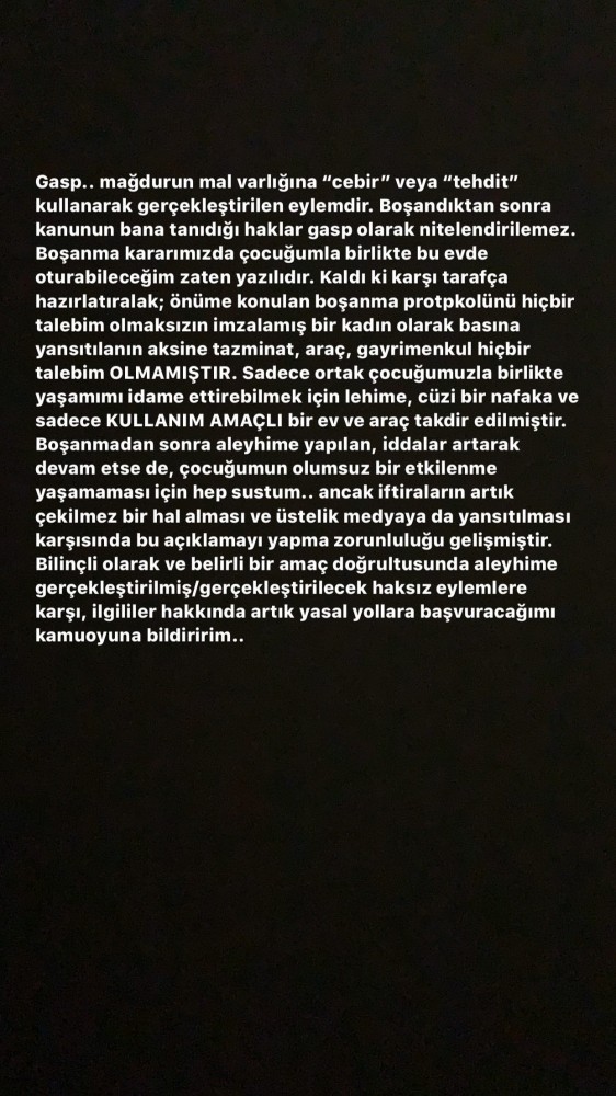 Feyza Aktan gasp aciklama